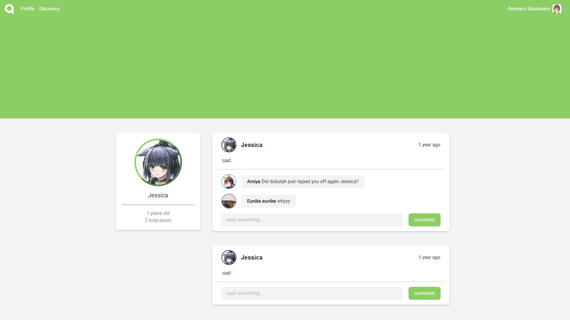 Latus friend profile view