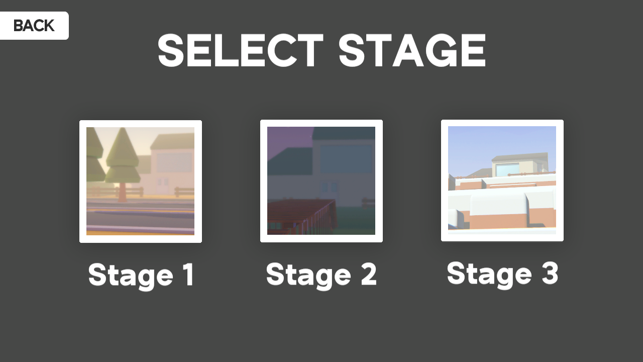 Imma Crossy Box stage selection screen