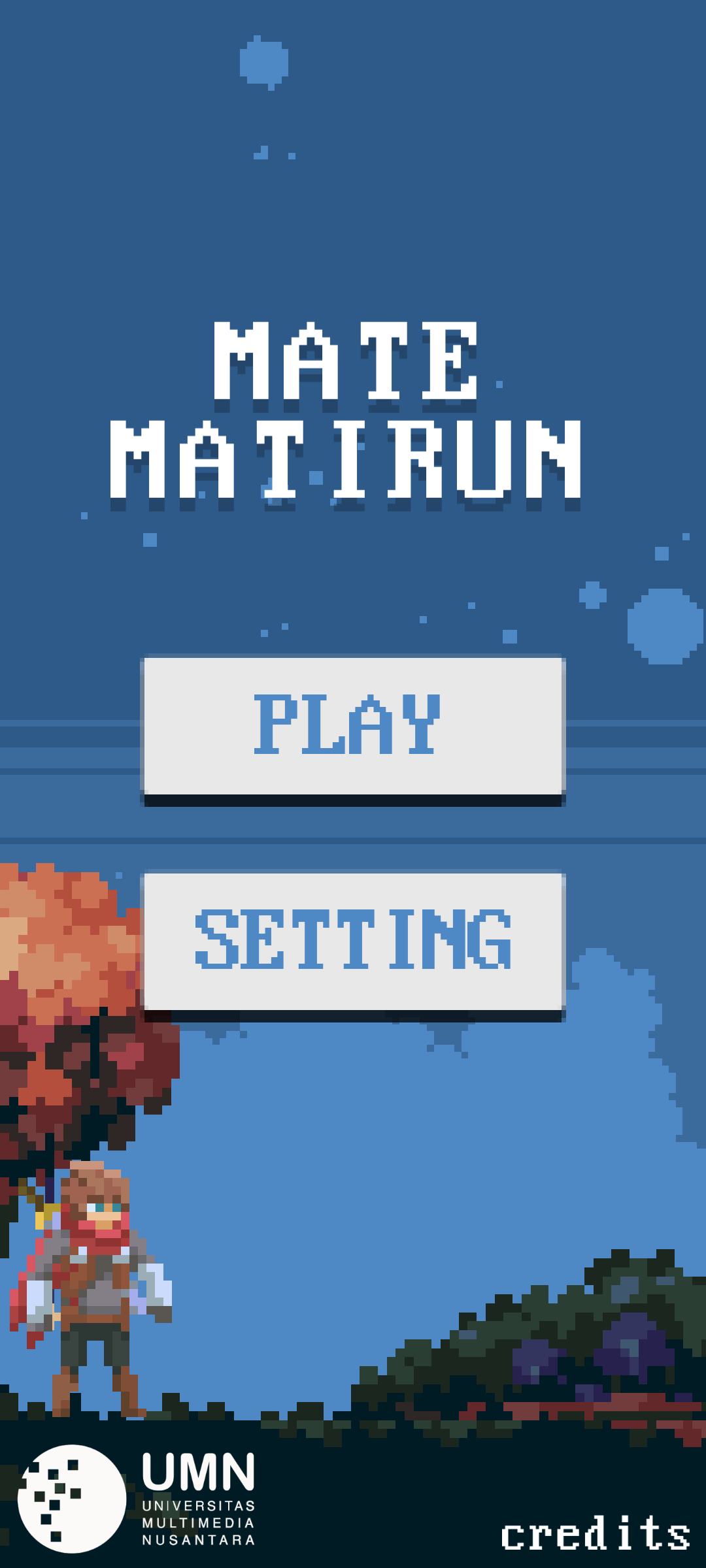 MateMatirun main menu