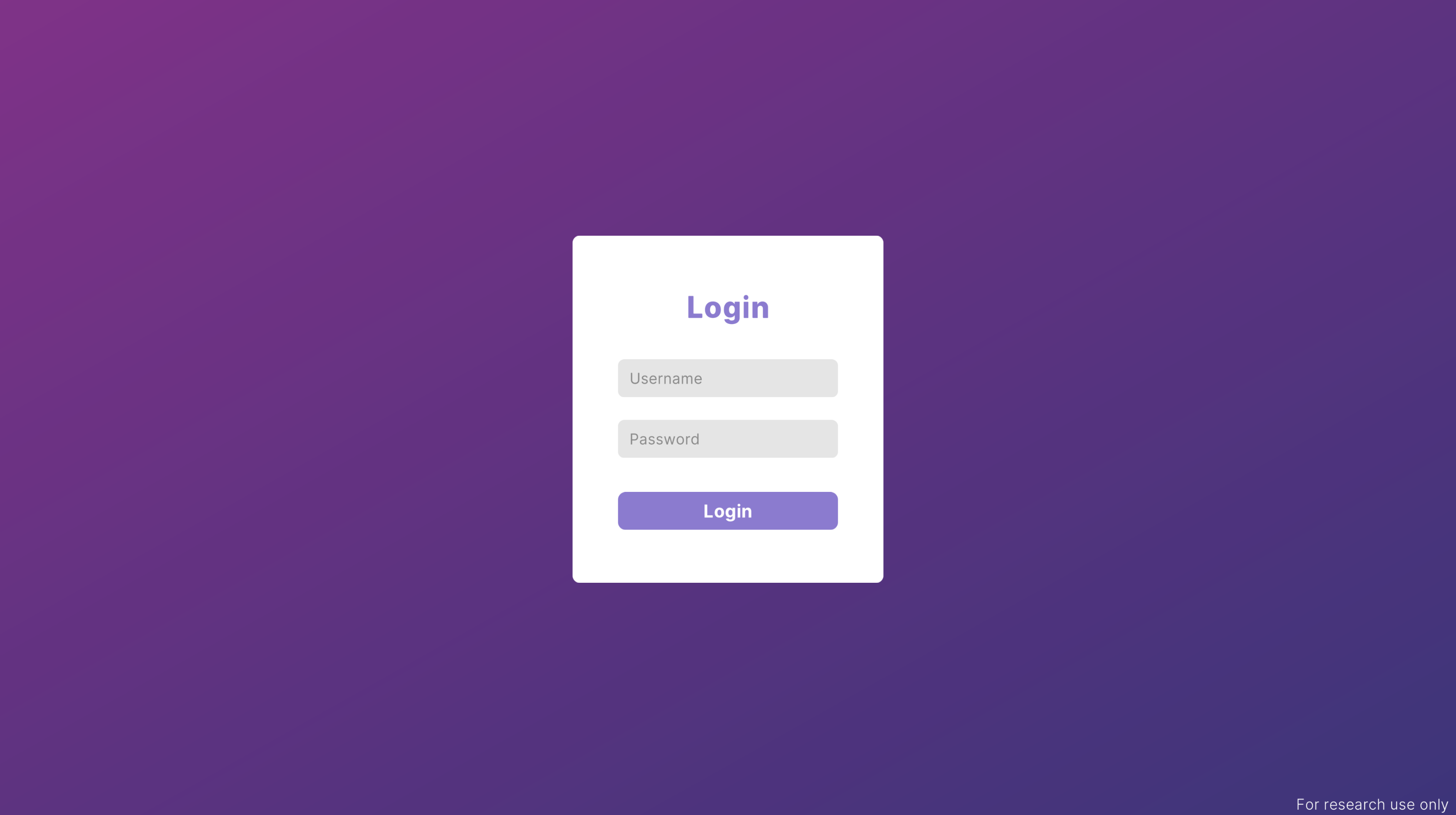 onKeys login screen